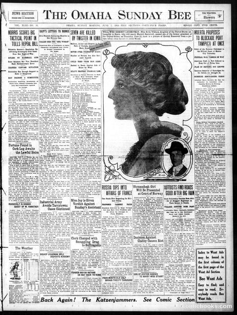 The Katzenjammer Kids — Omaha Sunday Bee, June 7, 1914