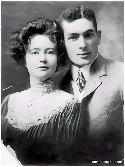 George and Mabel Herriman, Wedding Portrait, 1902