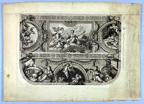 Decorations by Lebrun and Mignard at the Palace of Versailles