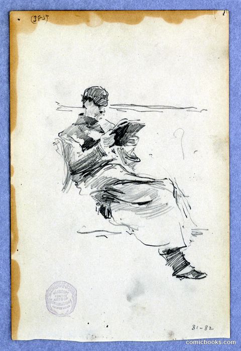 Study of a Man Reading