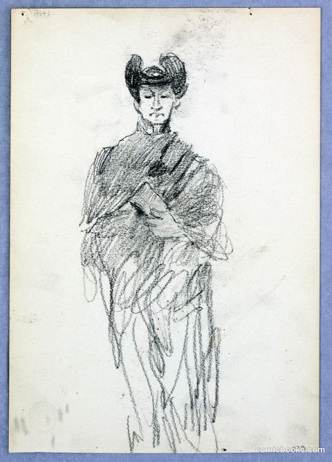 Study of a Woman in Period Dress