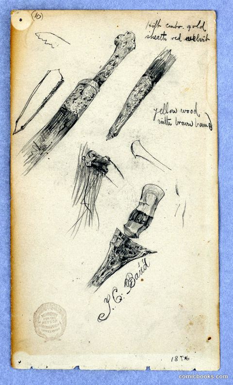 Design Studies for Ornamental Daggers