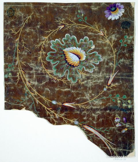 Design for a Silk Brocade, Fragment