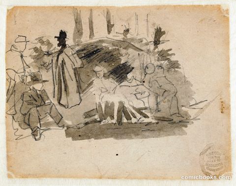 Soldiers Camping