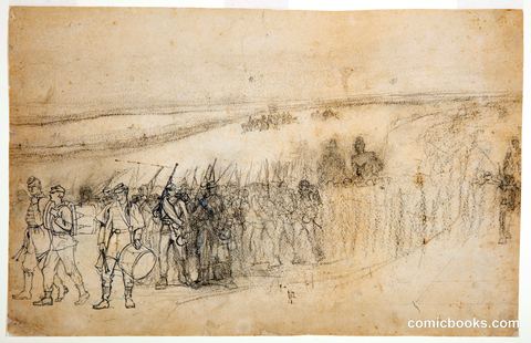 Marching Infantry Column