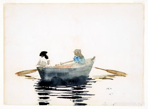 Two Girls in a Rowboat