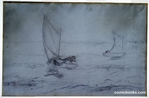 Two Sloops Sailing