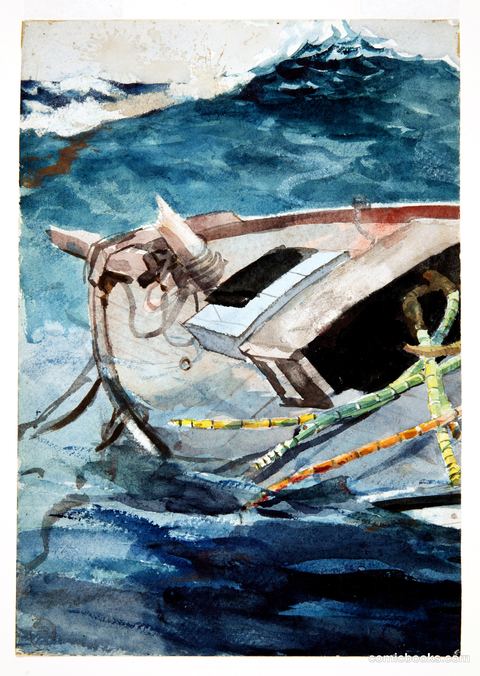 Study for 'The Gulf Stream'