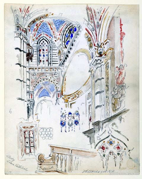 Study of Siena Cathedral