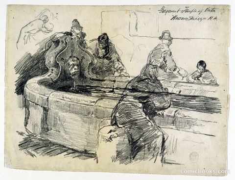 Study for Temple of Vesta