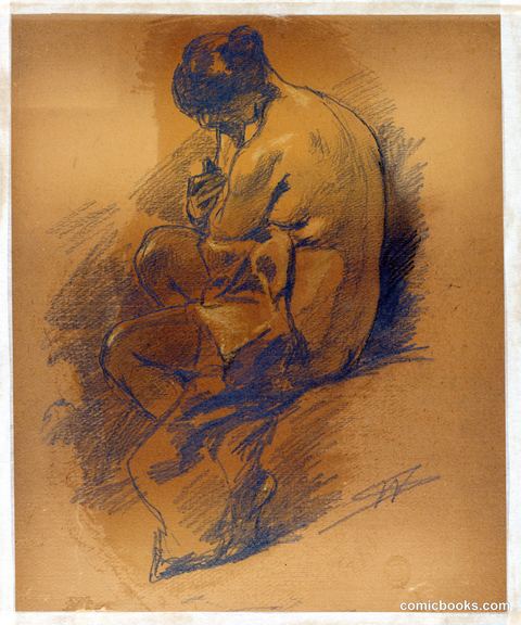 Nude Study of a Seated Woman