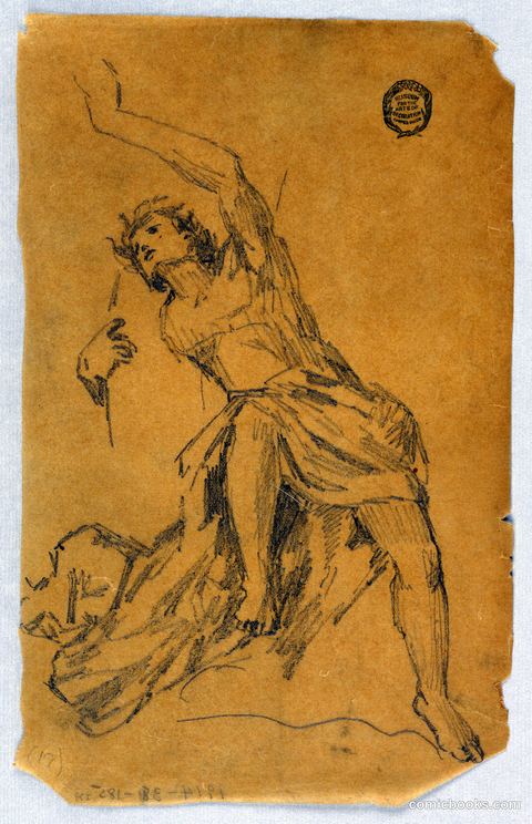Figure Study with Drapery