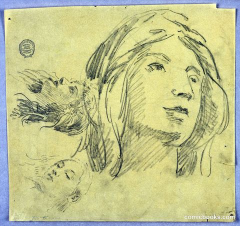 Sketches of Three Heads