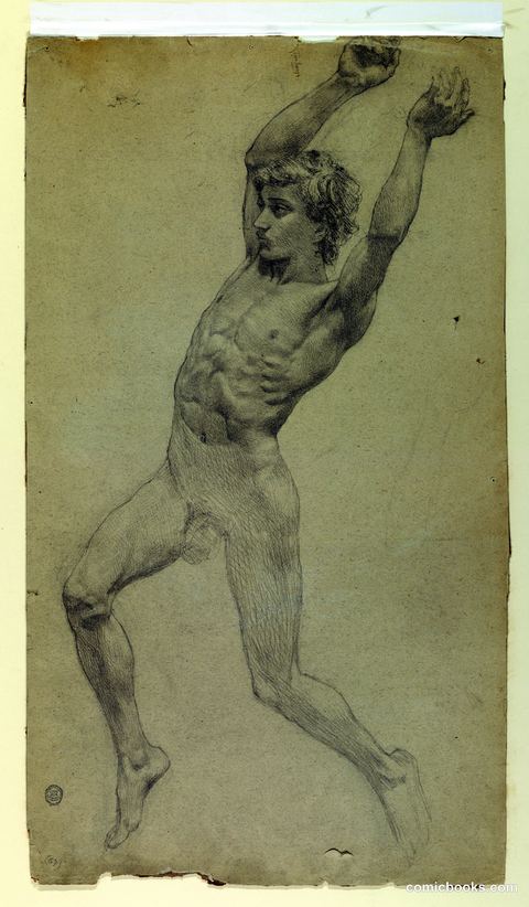 Figure Study for Diana and Her Attendants among the Constellations
