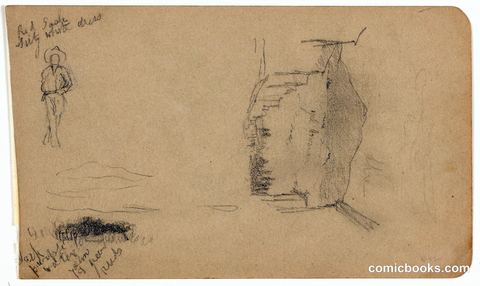 Landscape and Figure Sketches, Mexico