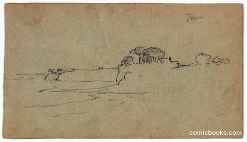 Bluffs on a Riverbank near Terni, Italy