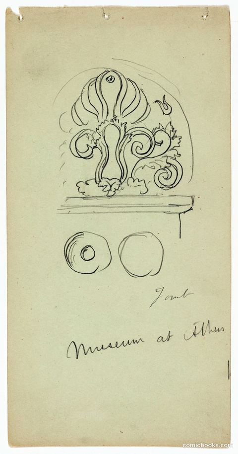 Study of Tomb Decorations, Museum of Athens