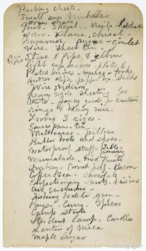 Packing List for Lake Millinocket