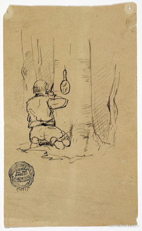 Man Shaving, Lake Millinocket, Maine