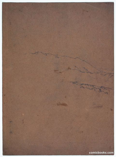 Panorama Fragment of a Mountainous Landscape