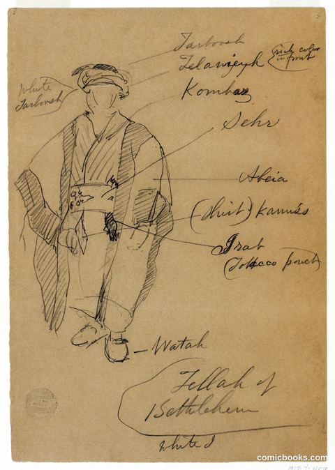 Study for Fellah of Bethlehem