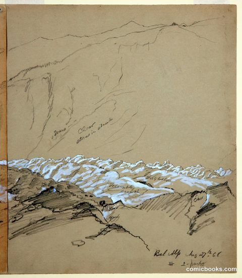 View from the Aletsch Glacier, Switzerland, Part Two