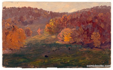 Autumn in the Hills of Vermont