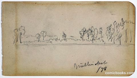 Wooded Shore, Lake Millinocket, Maine