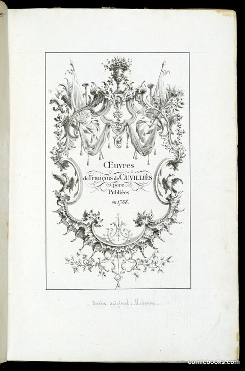 Œuvres de François de Cuvilliés père, Publiées en 1758