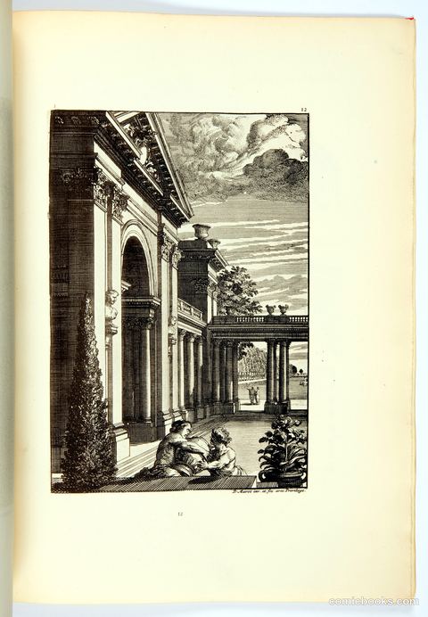 Architectural Engraving: Palace Colonnade