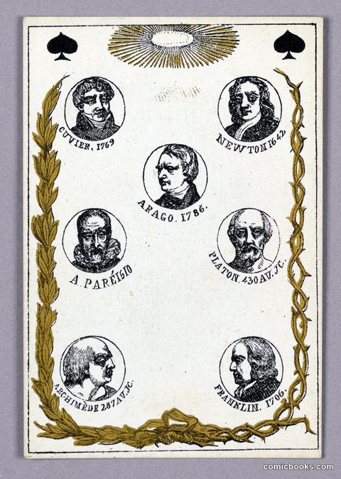 Great Scientists Playing Card