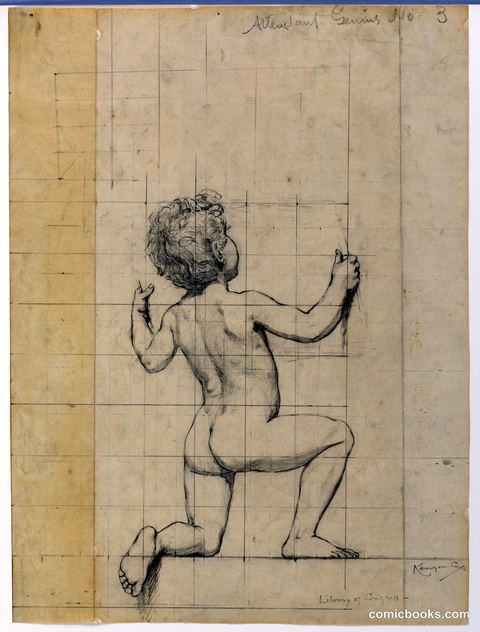 Study for 'Genius'