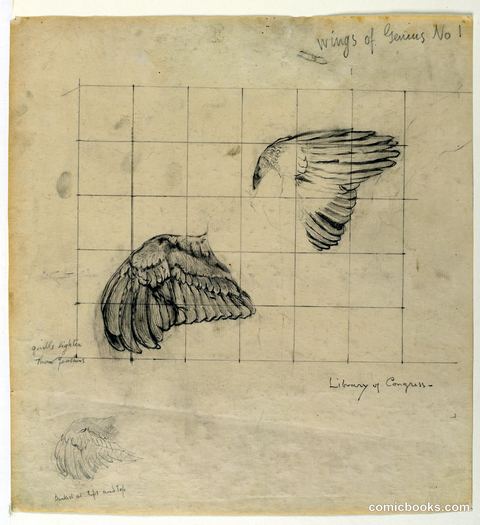 Study for 'Wings of Genius No. 1'
