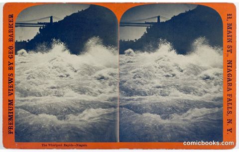 Stereograph: The Whirlpool Rapids–Niagara