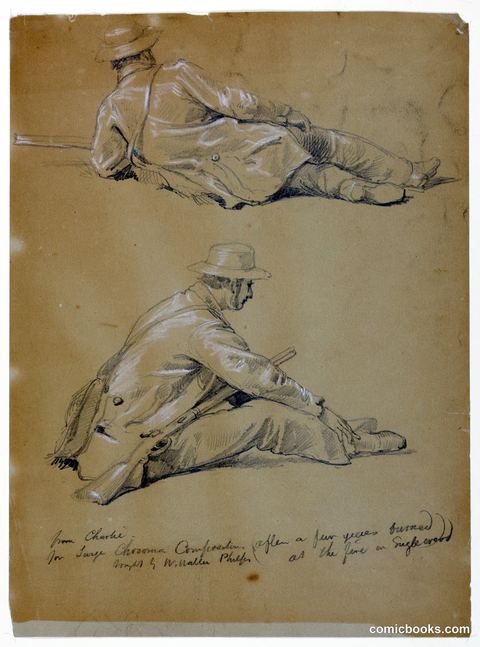 Two Studies of the Artist's Son Charlie
