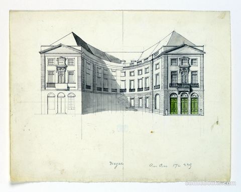 Elevation of a Facade of a Theater, The Hague