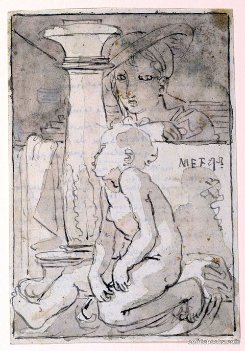 Composition With Two Figures
