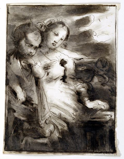 The Virgin Feeding the Child