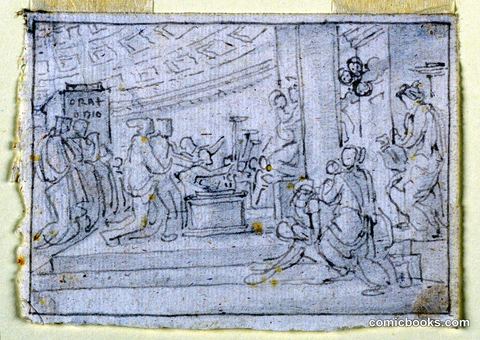 Study for a Religious Composition