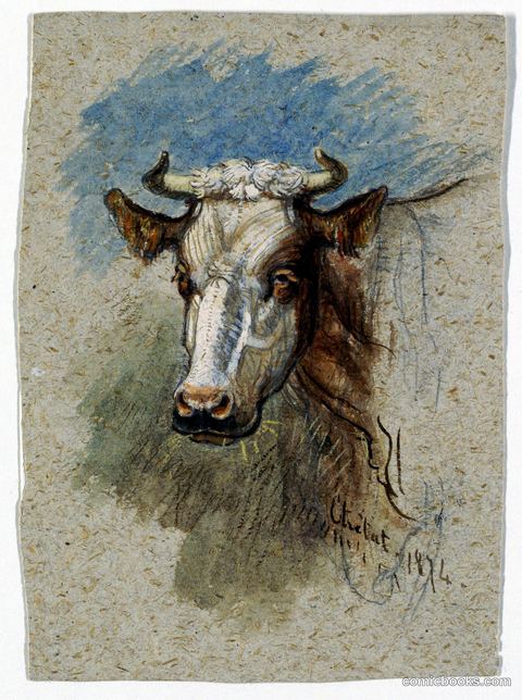 Head of a Cow, Étretat