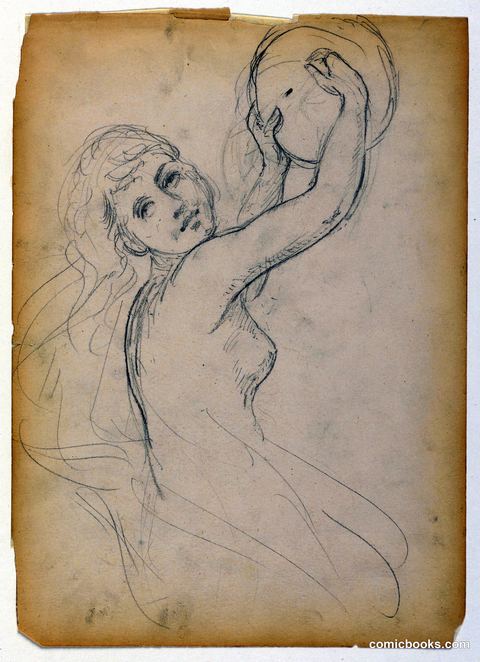 Sketch for a Bacchante