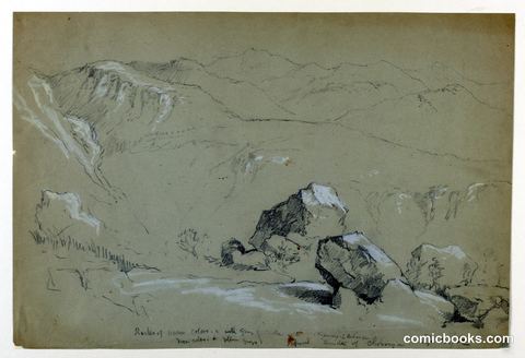 Sketch from Mount Chocorua