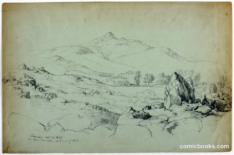 Mount Chocorua from Hill Near Tamworth, Southwest of Lake