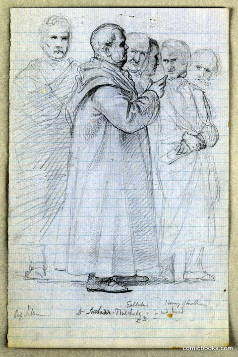 Study for 'Scientific Group'