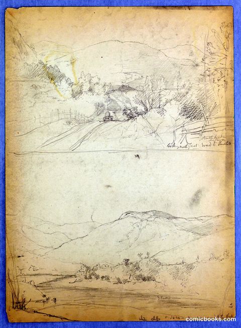 Landscapes on Road to Bartlett, New Hampshire