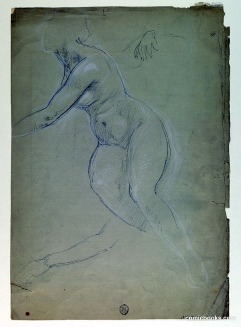 Female Nude, Study of Peace