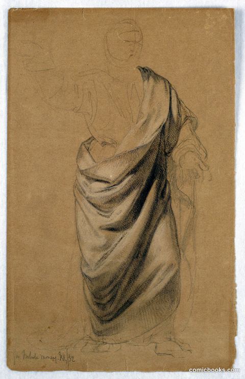 Drapery Study for 'Tribute Money'