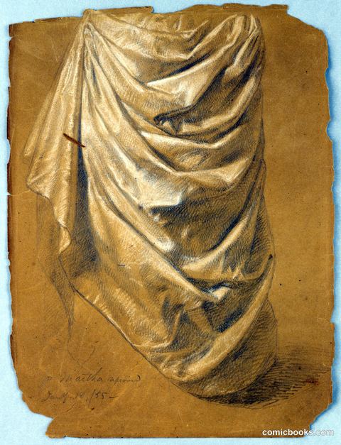Drapery Study for 'Martha Reproved'