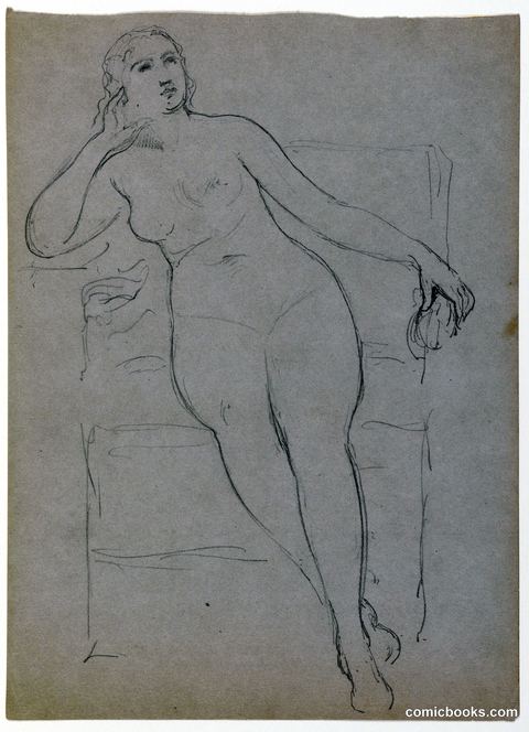 Seated Female Nude