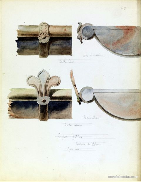 Two Copper Gutters, Château de Blois
